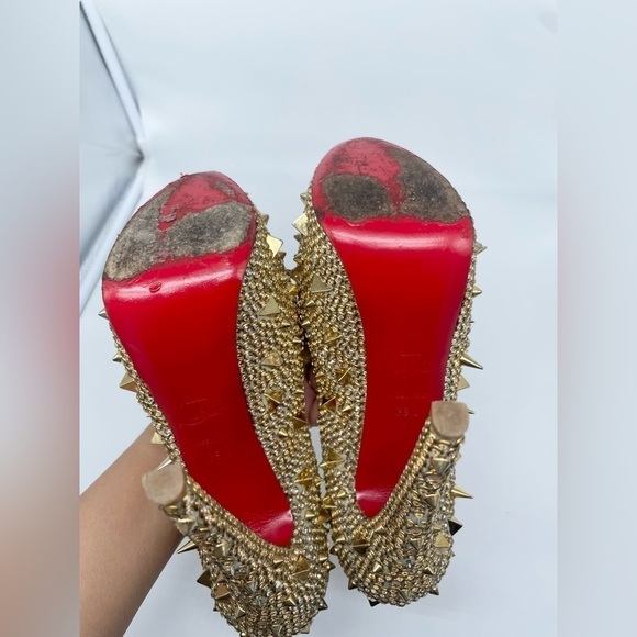 Christian Louboutin 111th Anniversary Extreme Highness Platform Pumps EU 38.5 - Picture 8 of 13
